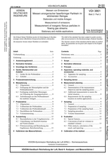 Messen von Emissionen - Messen anorganischer faserförmiger Partikeln im strömenden Reingas - Stationäre und mobile Anlagen