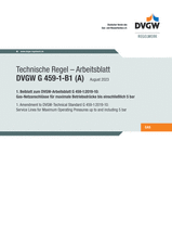 1. Amendment to DVGW-Technical Standard G 459-1:2019-10: Service Lines for Maximum Operating Pressures up to and including 5 bar
