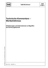 VdS-Richtlinien - Technische Kommentare - Wertbehältnisse - Erläuterungen und Informationen zu Begriffen der Sicherungstechnik