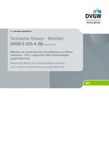 Measurement Methods for Quantifying Methane Emissions - Part 4: Airborne Remote Monitoring according DVGW G 501