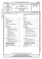 Kalibrieren von Messmitteln für elektrische Größen - Grundlagen - Kalibrier- und Anzeigemessgrößen