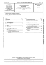 Prüfprozessmanagement - Prüfplanung - Anwendungsbeispiel für ein durch mechanische Bearbeitung hergestelltes Bauteil