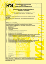 Restoration of timber floors according to WTA II: Joist ends in exterior walls