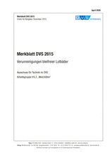 Verunreinigungen bleifreier Lotbäder