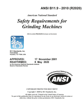 Safety Requirements for Grinding Machines