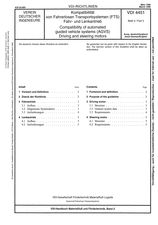 Kompatibilität von Fahrerlosen Transportsystemen (FTS) - Fahr- und Lenkantrieb