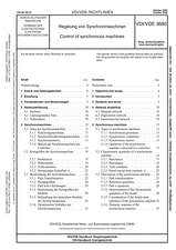 Regelung von Synchronmaschinen