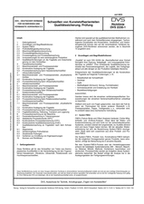 Welding of plastic series parts - Quality assurance and testing