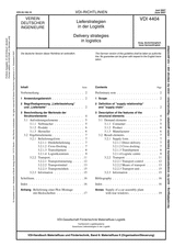 Lieferstrategien in der Logistik
