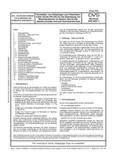 Welding of semi-finished products made of high-density polyehtylene (PE-HD) for the sealing of concrete structures in the field of ground water protection and for corrosion protection
