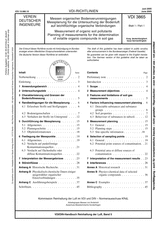 Messen organischer Bodenverunreinigungen - Messplanung für die Untersuchung der Bodenluft auf leichtflüchtige organische Verbindungen
