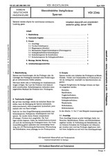 Übersichtsblätter Stetigförderer; Sperren