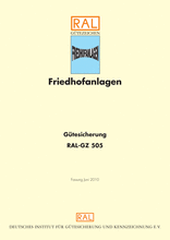 Friedhofanlagen - Gütesicherung