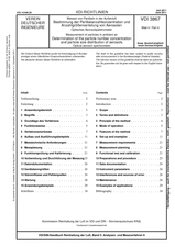 Messen von Partikeln in der Außenluft - Bestimmung der Partikelanzahlkonzentration und Anzahlgrößenverteilung von Aerosolen - Optisches Aerosolspektrometer