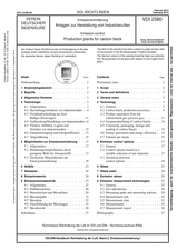Emissionsminderung - Anlagen zur Herstellung von Industrierußen