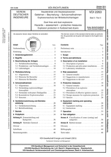 Staubbrände und Staubexplosionen - Gefahren, Beurteilung, Schutzmaßnahmen - Explosionsschutz bei Wirbelschichtanlagen