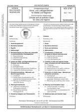 Umweltmeteorologie - Klima- und Lufthygienekarten für Städte und Regionen