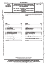 Gusswanddicken in Stanzerei-Großwerkzeugen - Konstruktionsempfehlungen für Werkzeuge mit mehr als 1000 mm Seitenlänge