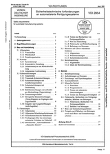 Sicherheitstechnische Anforderungen an automatisierte Fertigungssysteme