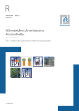 Thermally improved spacers - Part 3: Determining the representative Ψ-values of facade profiles