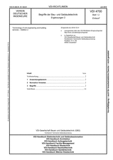 Begriffe der Bau- und Gebäudetechnik - Ergänzungen 2