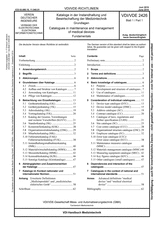 Kataloge in der Instandhaltung und Bewirtschaftung der Medizintechnik - Grundlagen
