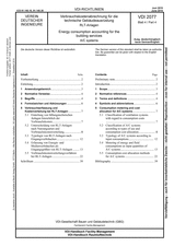 Verbrauchskostenabrechnung für die technische Gebäudeausrüstung - RLT-Anlagen
