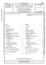 Raumlufttechnik - Bauliche und technische Anforderungen - Dezentrale RLT-Geräte (VDI-Lüftungsregeln)