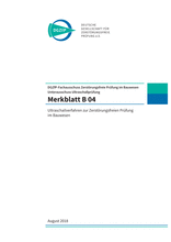 Ultraschallverfahren zur Zerstörungsfreien Prüfung im Bauwesen