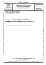 Genauigkeit von Koordinatenmessgeräten - Kenngrößen und deren Prüfung - Prüfprozesseignung von Messungen mit Koordinatenmessgeräten - Berichtigung zur Richtlinie VDI/VDE 2617 Blatt 8:2018-10