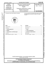 Technische Temperaturmessung - Strahlungsthermometrie - Begriffe