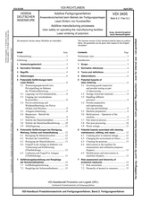 Additive Fertigungsverfahren - Anwendersicherheit beim Betrieb der Fertigungsanlagen - Laser-Sintern von Kunststoffen