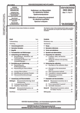 Kalibieren von Messmitteln für elektrische Größen - Spektrumanalysatoren