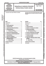 Härteprüfung an metallischen Werkstoffen