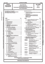 Raumlufttechnik - Luftleitungssysteme - Druckverluste und wärmetechnische Berechnungen (VDI-Lüftungsregeln)