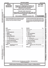 Messen von Partikeln - Erfassung von luftgetragenen Partikeln und gasförmigen chemischen Verbindungen in Außenluft und Innenraumluft - Aktive Probenahme mittels Low-Volume-Sampler (LVS)