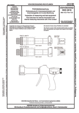 Prüfmittelüberwachung - Prüfanweisung für Innenmessschrauben und Innenmessgeräte mit 3-Linien-Berührung