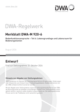 Bodenfunktionsansprache - Teil 6: Lebensgrundlage und Lebensraum für Bodenorganismen