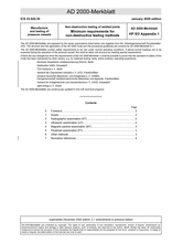 Manufacture and testing of pressure vessels - Non-destructive testing of welded joints - Minimum requirements for non-destructive testing methods