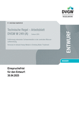 Entfernung relevanter Schwermetalle in der zentralen Wasseraufbereitung