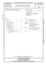 Hygiene in Trinkwasserinstallationen - Qualifizierungen für Trinkwasserhygiene