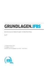 Grundlagen (GL) - Fachregel 07: Beurteilung von Abweichungen im Metallleichtbau