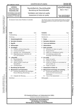 Raumlufttechnik, Raumluftqualität - Beurteilung der Raumluftqualität