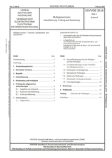 Multigassensoren - Klassifizierung, Prüfung und Bewertung