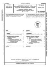 Maximale Immissions-Werte - Maximale Immissions-Werte für Thallium zum Schutz der landwirtschaftlichen Nutztiere