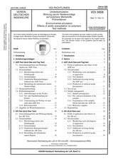 Umweltsimulation - Wirkung saurer Niederschläge auf polymere Werkstoffe - Prüfverfahren