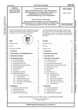 Umweltmeteorologie - Akute Stofffreisetzungen in die Atmosphäre - Anforderungen an ein optimales System zur Bestimmung und Bewertung der Schadstoffbelastung in der Atmosphäre