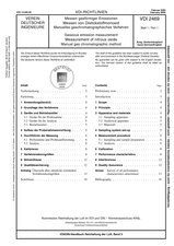 Messen gasförmiger Emissionen - Messen von Distickstoffmonoxid - Manuelles gaschromatographisches Verfahren