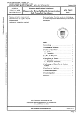 Messung gasförmiger Emissionen; Messen der Schwefeldioxid-Konzentration; Jod-Thiosulfat-Verfahren