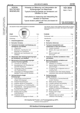Hinweise zur Messung und Interpretation der Schwingungen von Maschinen - Typische Schwingungsbilder bei Ventilatoren und Gebläsen für Gase